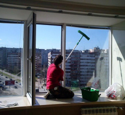 Мытье окон в однокомнатной квартире Приозерск